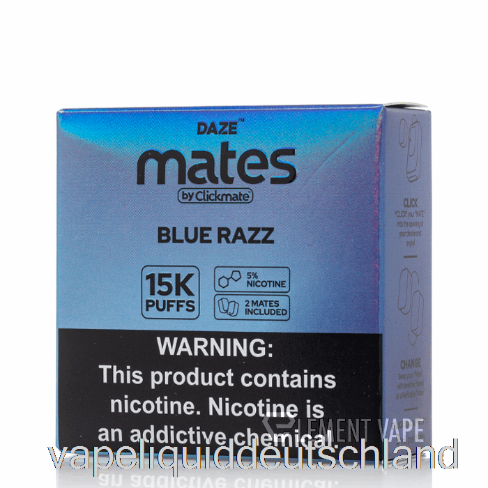 7 Daze Mate Pods Blue Razz Vape Deutschland